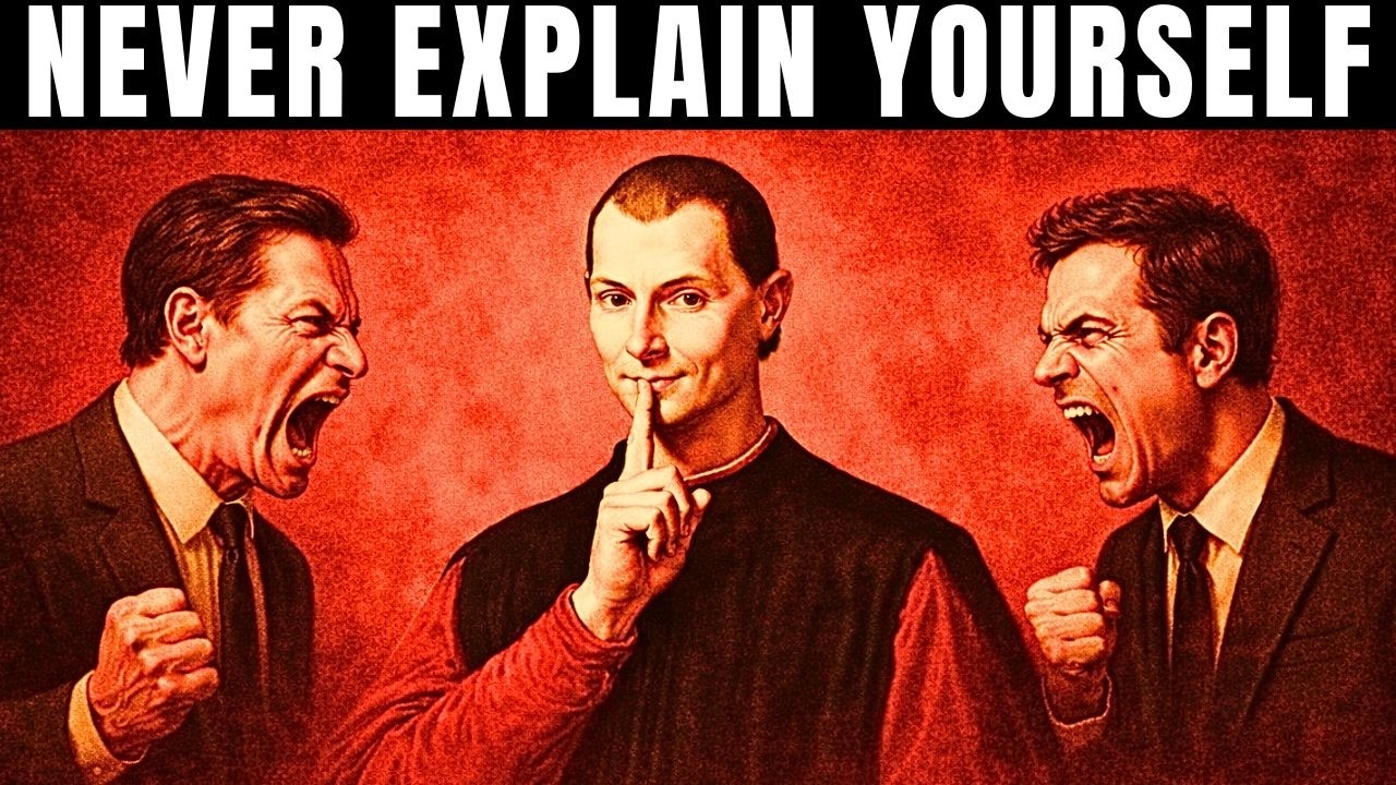 NEVER Explain Yourself | Machiavelli’s Trick to Power Flip