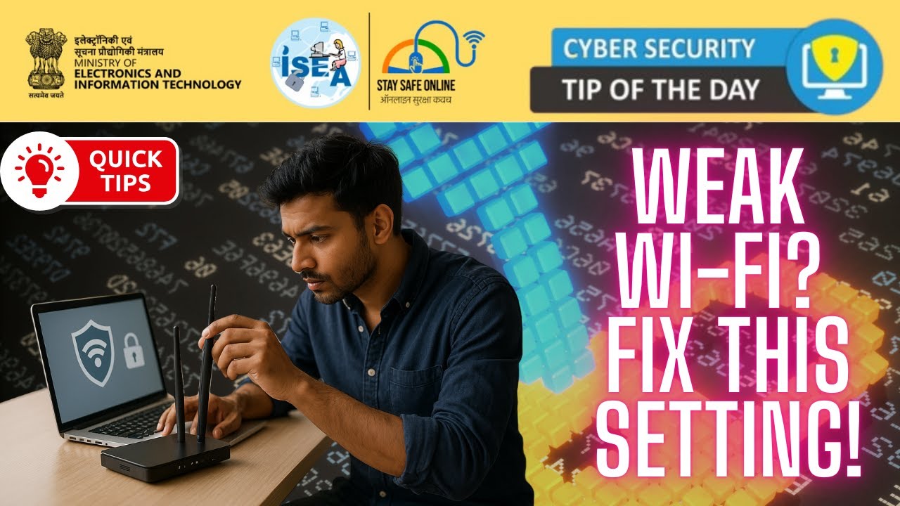 Cybersecurity Tip: Use Maximum Encryption Key Size | Stay Safe Online | SSO India