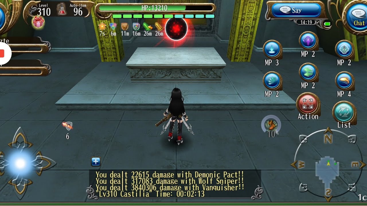 Toram Online-Bg dagger semi vs Castilia solo (2:13)