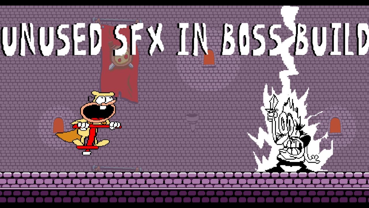 Pizza Tower Boss build | Unused sound effects.