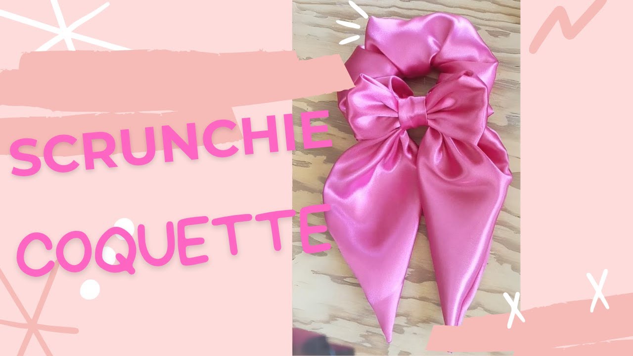 SCRUNCHIE MOñO COQUETTE BELLA HERMOSA SUPER FACIL