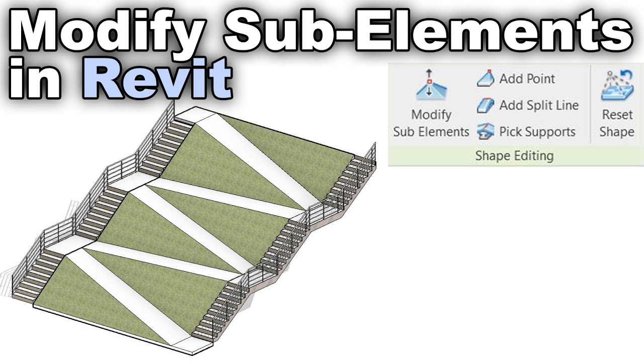 Modify Sub Elements in Revit Tutorial