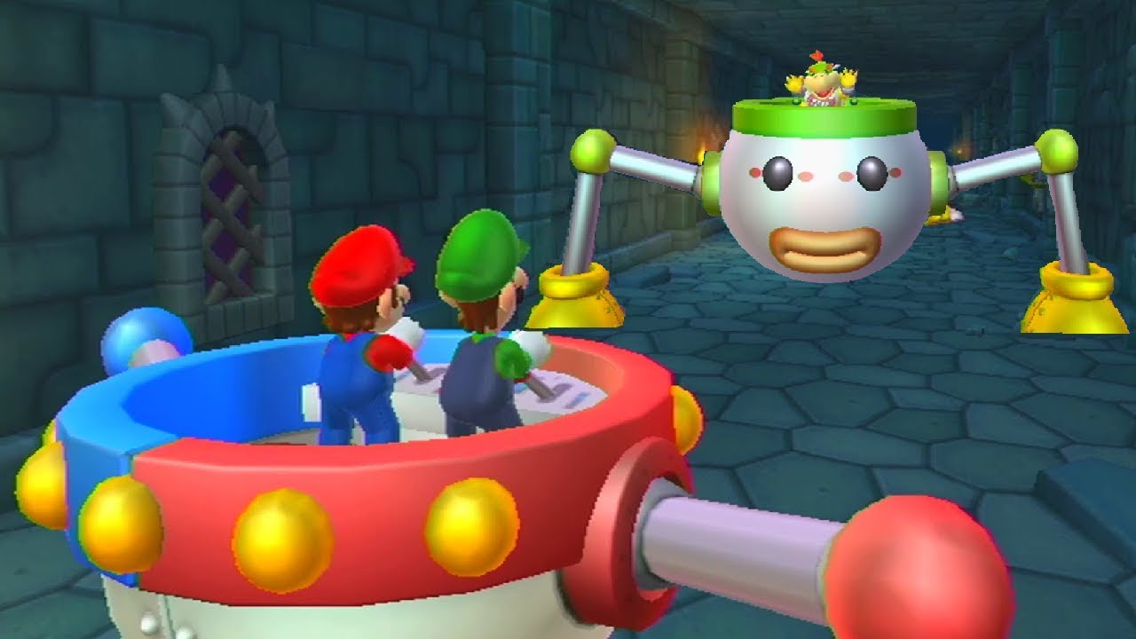 Mario Party 9 Minigames - Mario vs Luigi vs Peach vs Kamek