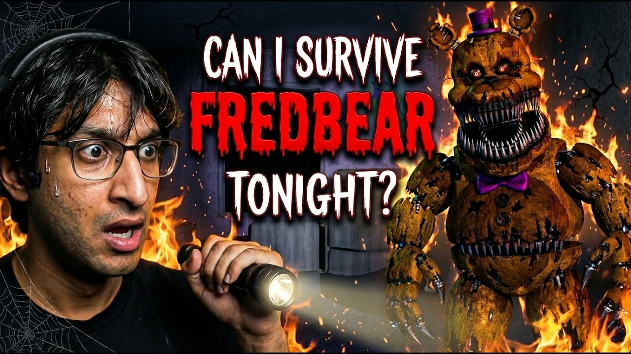 Surviving Fredbear Tonight… (Scariest FNAF Challenge Ever!)