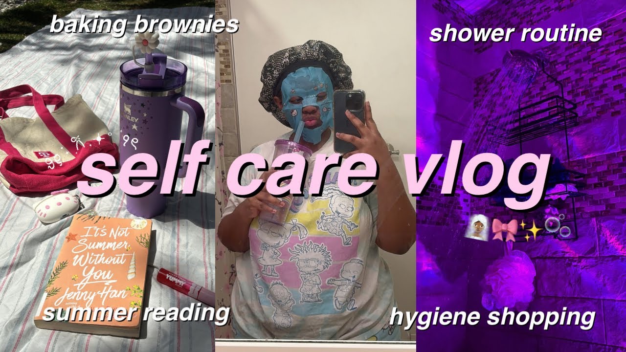 SELF CARE VLOG: 🧖🏽‍♀️🎀✨🫧 Shopping, Skincare, Baking, and more  (Summer Diaries)