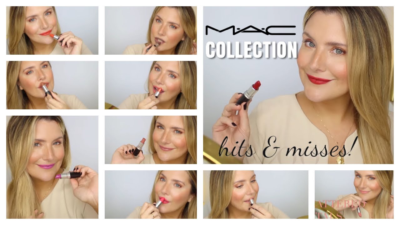 2021 MAC LIPSTICK COLLECTION LIP SWATCHES