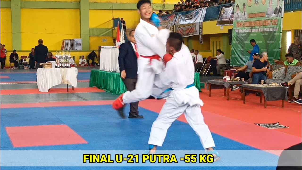 Final U-21 Putra -55 Kg||Golkar Napitupulu vs Adi Kurniawan