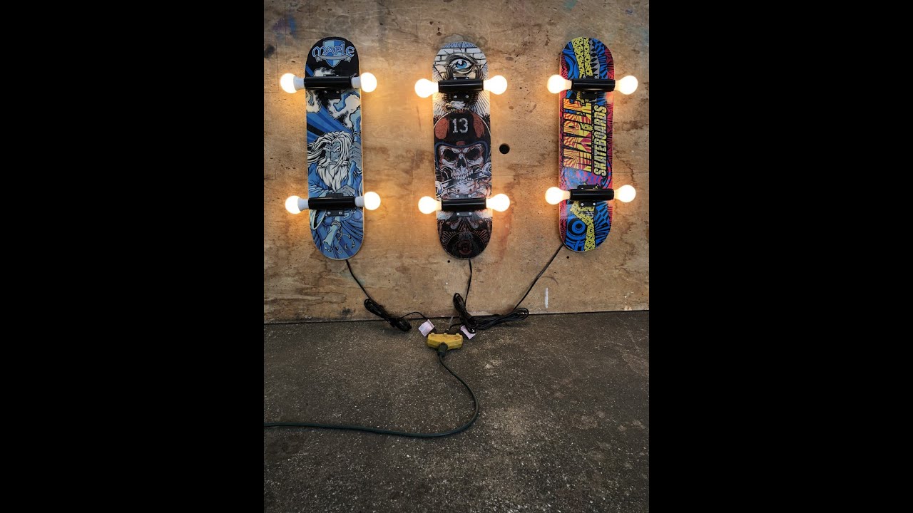 Skateboard Light, Step by Step, Complete Detailed Build Instructions