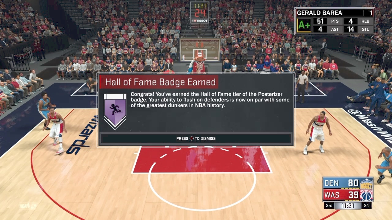 Speed boosting slasher unlocking posterizer hof in mycareer gameplay
