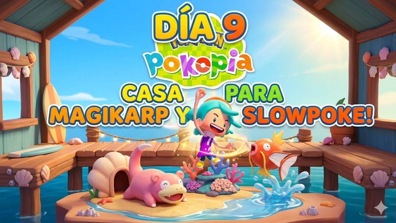 DIARIO DÍA 9: Casas para Magicarp + Slowpoke
