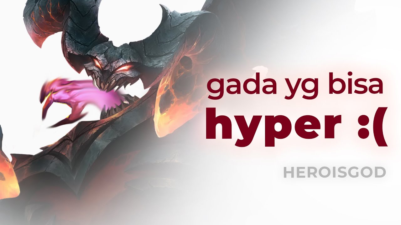 solusi ketika gada yg bisa hyper :( | MLBB