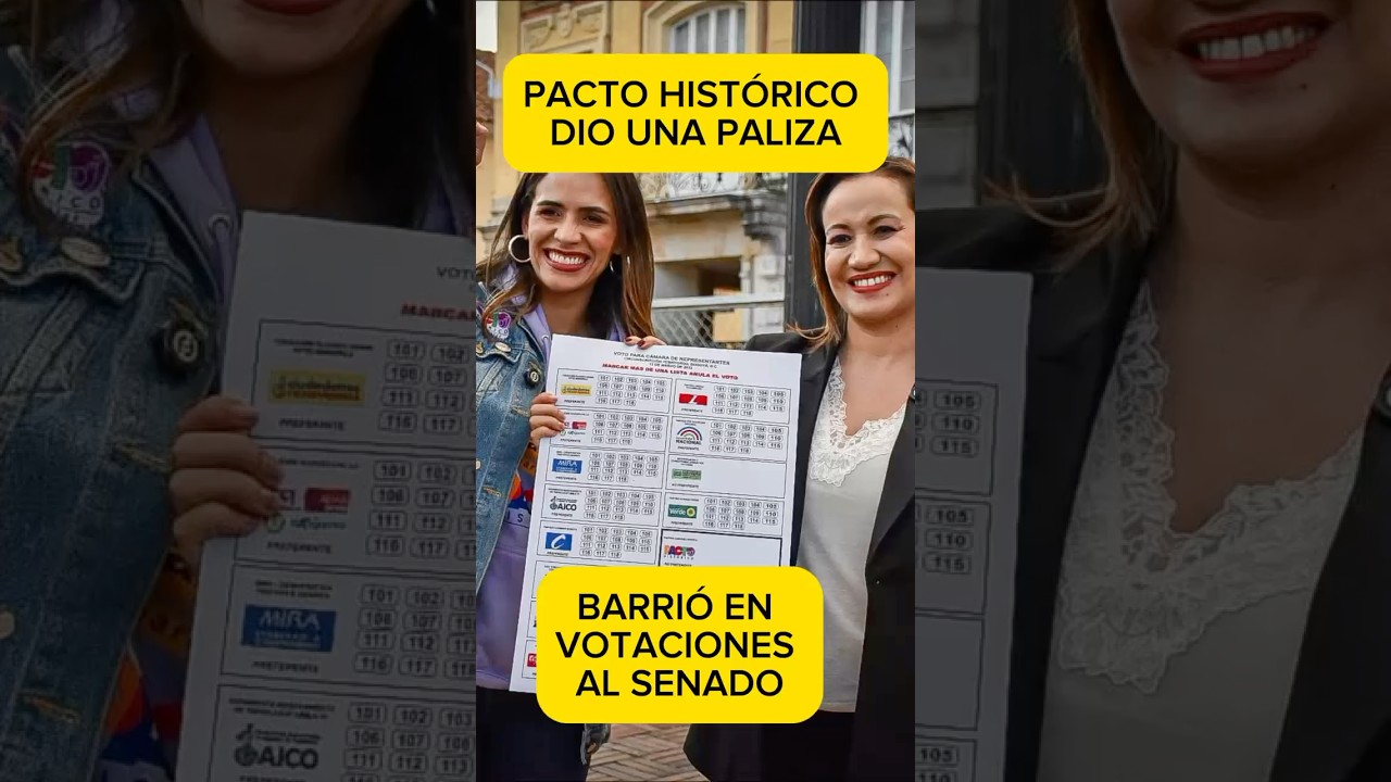 PACTO HIST&Oacute;RICO BARRI&Oacute; EN VOTACI&Oacute;N AL SENADO #colombia #petrismo #elecciones #pactohist&oacute;rico #senado
