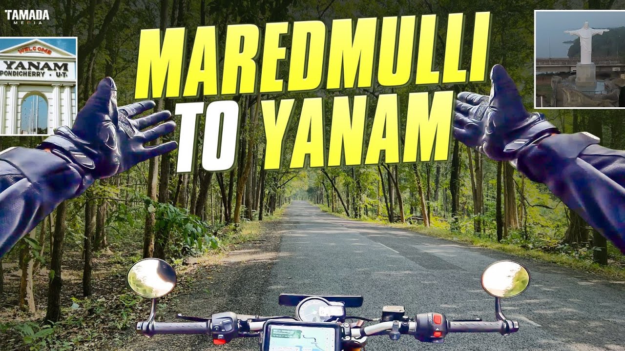 Maredmulli to Yanam Road trip🏍️| Coastal POV Ride | Telugu Motovlogs | @Rahultejo | TAMADA MEDIA