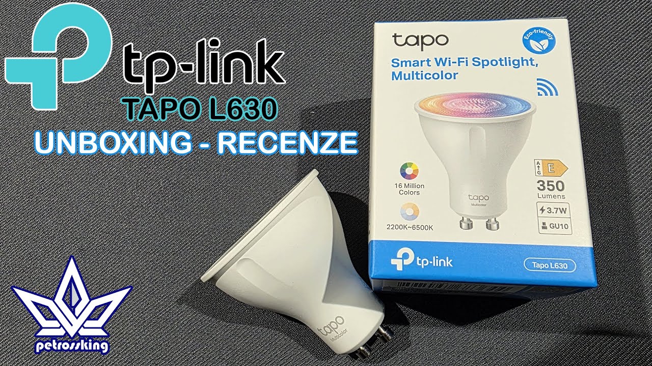 Unboxing / Recenze žárovky TP-Link Tapo L630 s paticí GU10