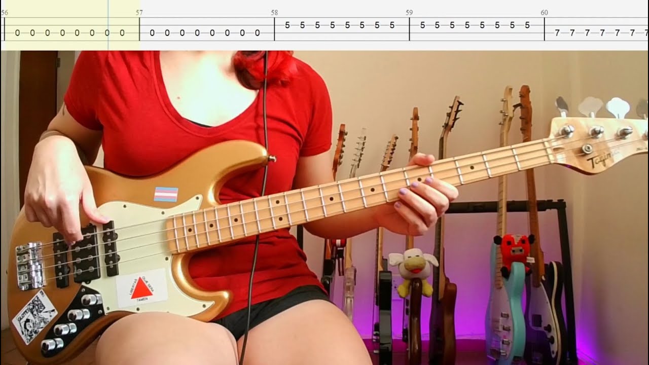 The Strokes - Hard To Explain (Bass Cover With Tabs)