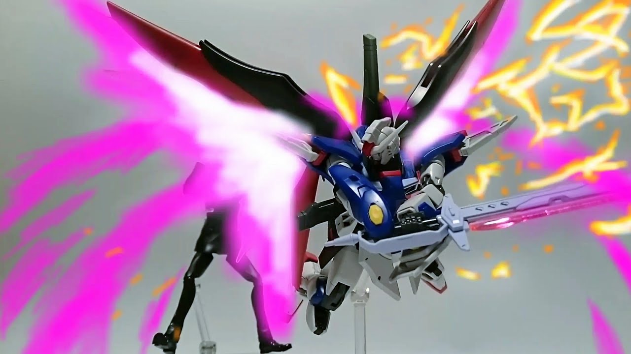 【ガンプラコマ撮り】機動戦士ガンダムSEEDFREEDOM　　　　デスティニーガンダムspec2 VS カメラ男  パート2 　　　シン・アスカ　DESTINY GUNDAM Spec2