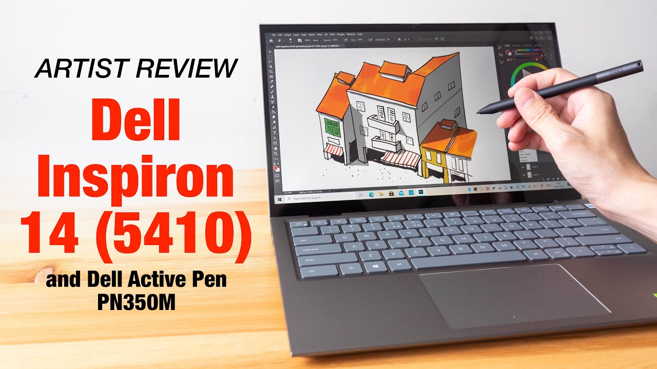 Artist Review: Dell Inspiron 14 (5410) with Dell Active Pen PN350M
