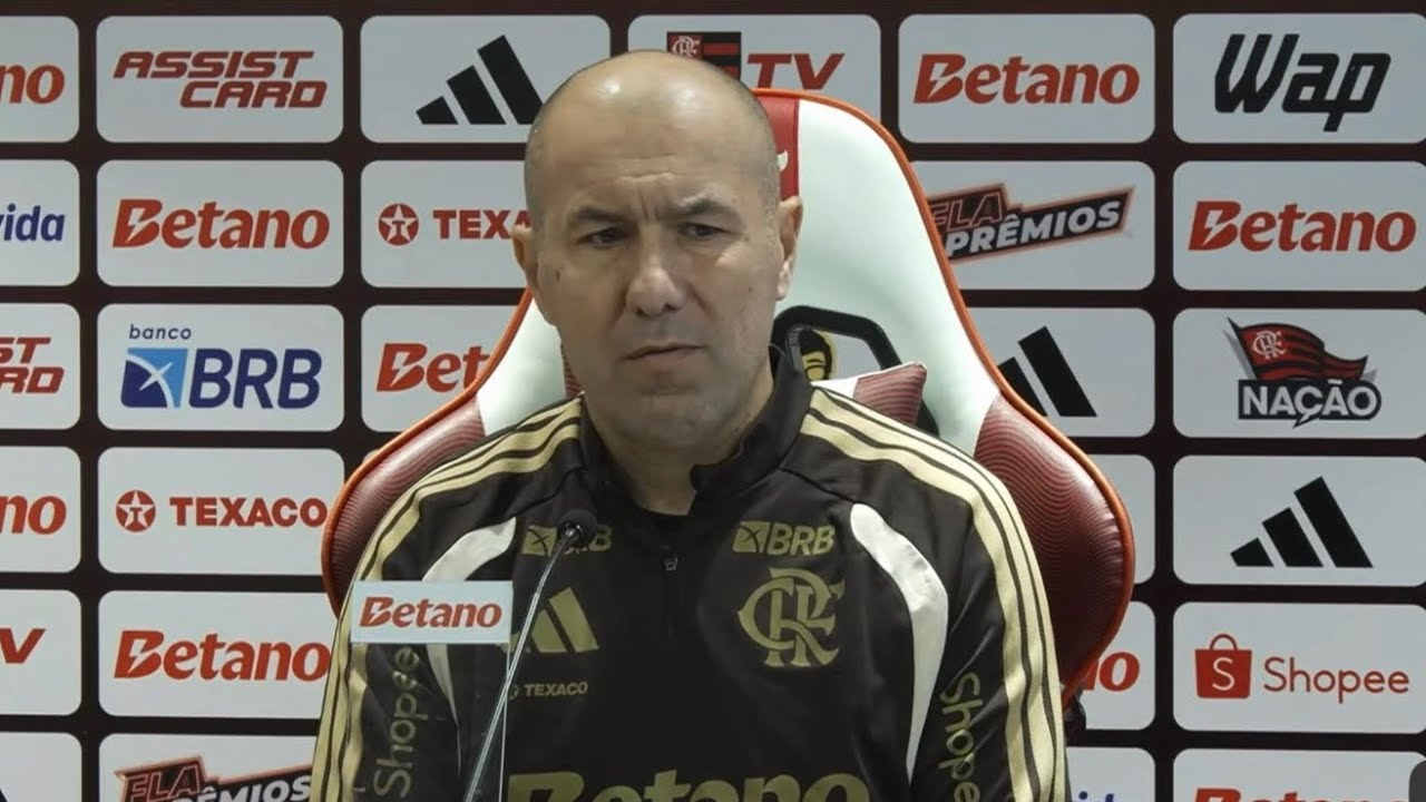 APRESENTAÇÃO DE LEONARDO JARDIM AO VIVO NO FLAMENGO - ACOMPANHE A 1ª COLETIVA DO NOVO TREINADOR
