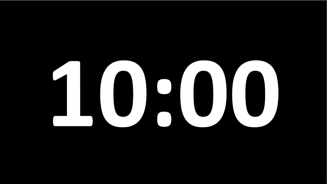 Timer 10 Minuten met Echte Schoolbel aan het Einde / 10 Minute Classroom Timer 🔔 Loud School Bell
