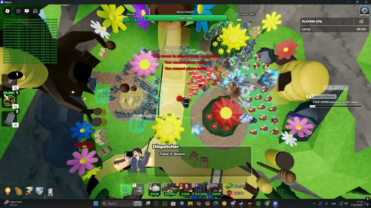 9 min 55s frost mode - TDS Roblox