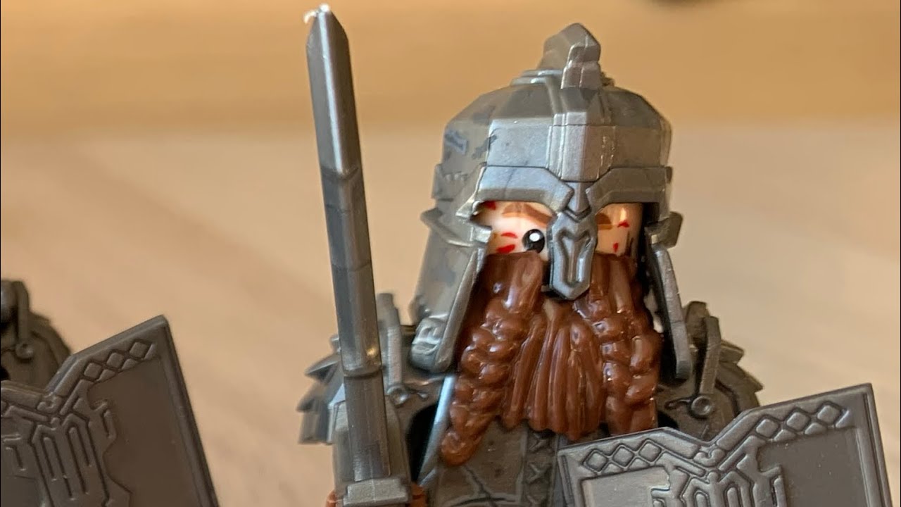 lego mini figures The Lord of the rings Dwarf #lego #legolordoftherings