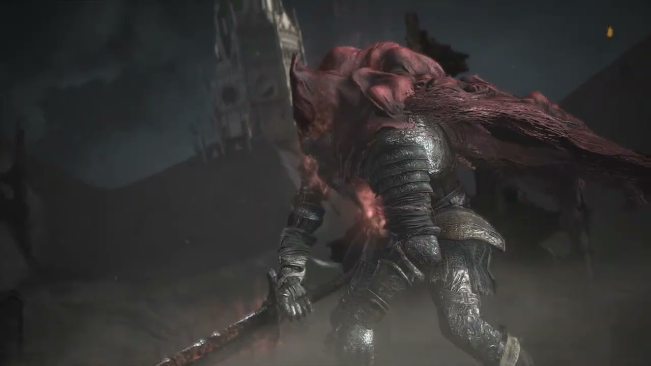 Dark Souls 3 - Slave Knight Gael SL1 No Damage with Cinematics