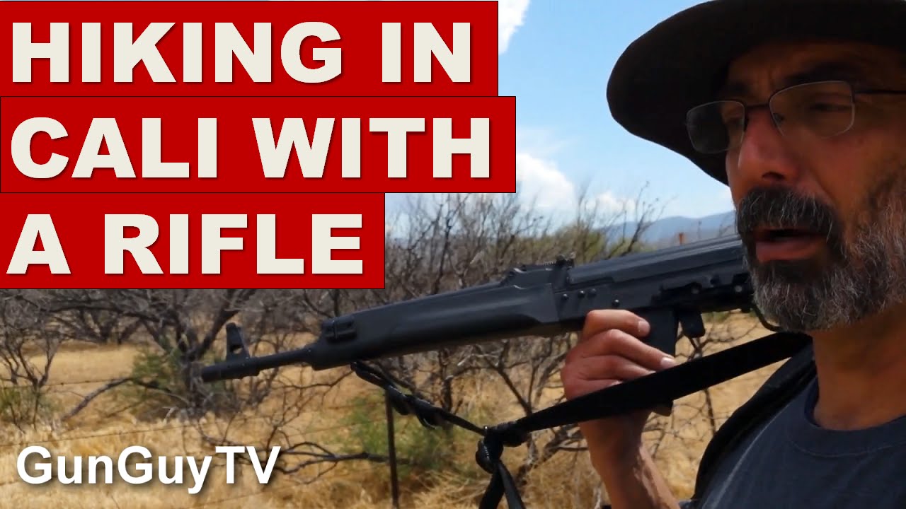 How to carry a gun while hiking in California