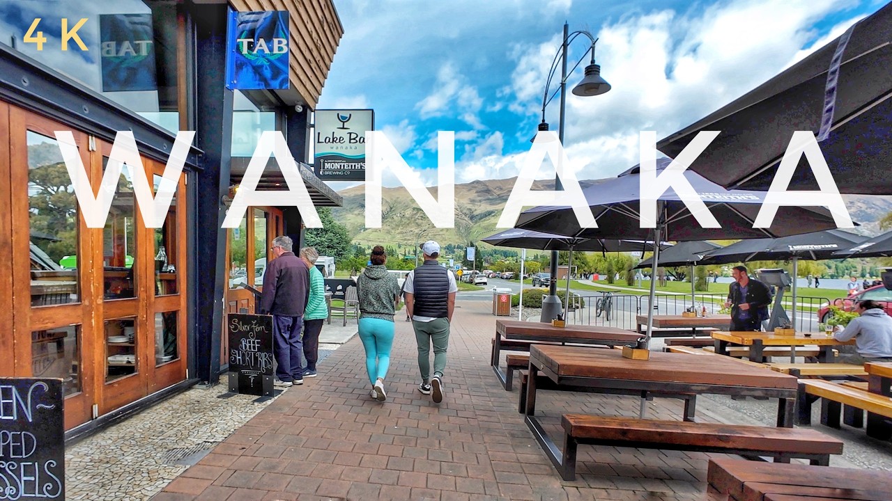 Wanaka Spring Walk Nov 2024 | Town Centre | Wanaka Tree | Hook Wanaka | New Zealand Walking Tour 4K