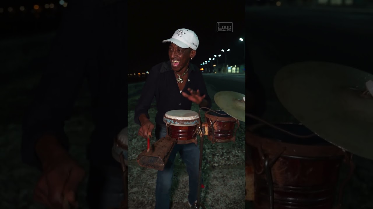 People of Cuba Jamming at El Malecon