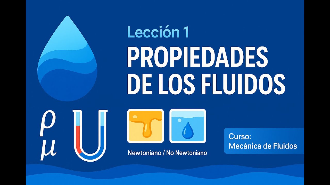 💧 Lección 1: Propiedades de los fluidos