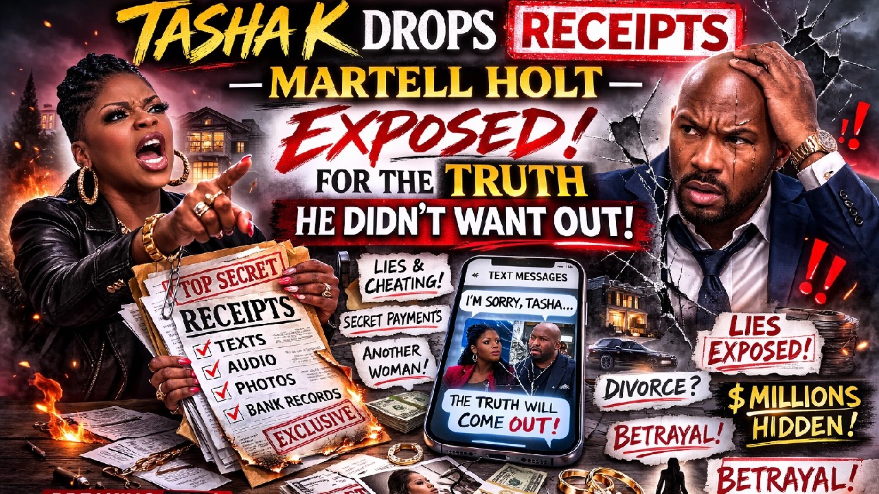 Tasha K Drops Receipts — Martell Holt Exposed for the Truth He Hid!