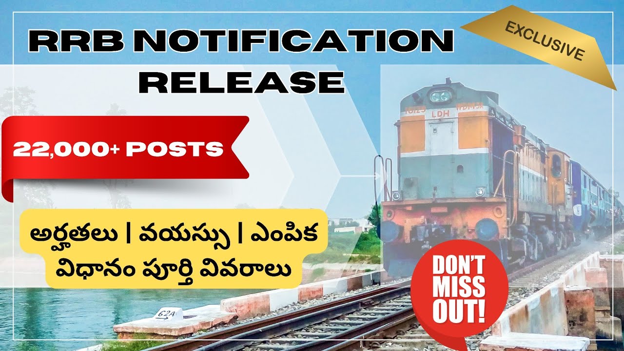 RRB Group D Notification 2026 | 22,000+ Posts | 10th Pass Railway Jobs | Apply Online