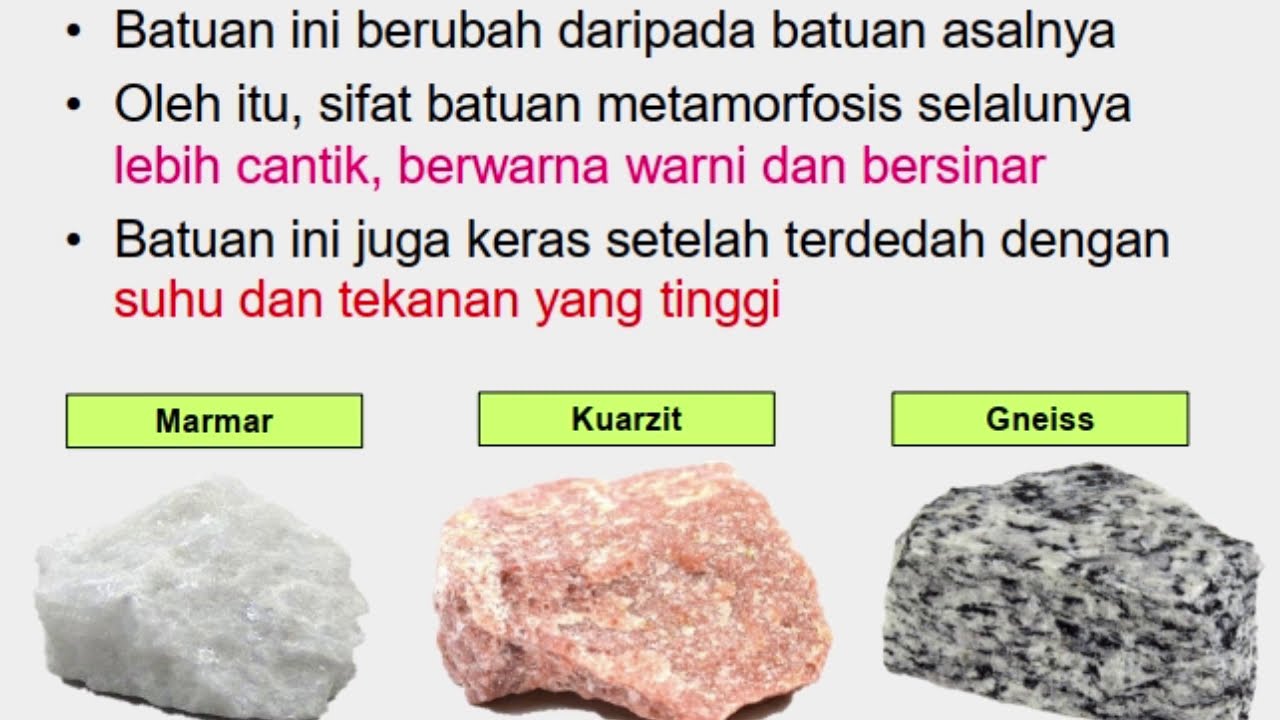 BAB 6: PEMBENTUKAN BATUAN DAN KEPENTINGANNYA