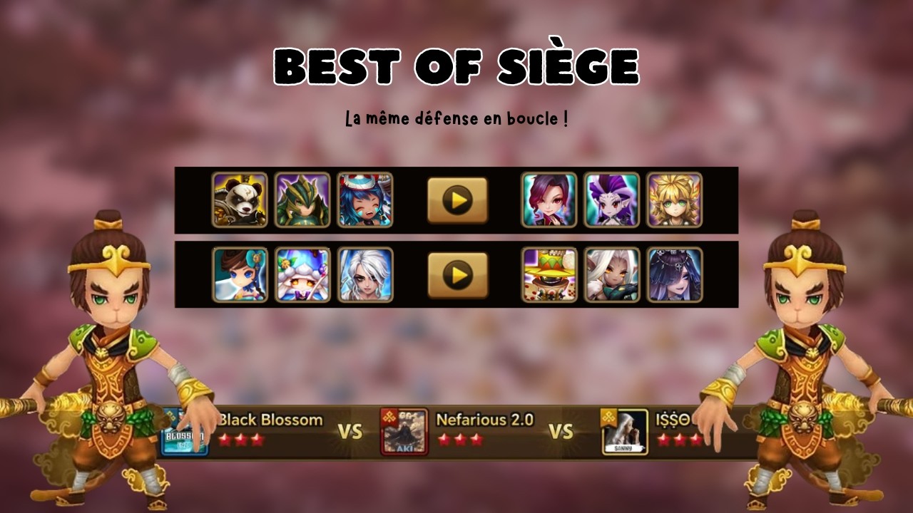 BEST OF G3 SI&Egrave;GE : Nouvelle saison, nouvelle guilde, nouvel objectif ! ( Summoners War )