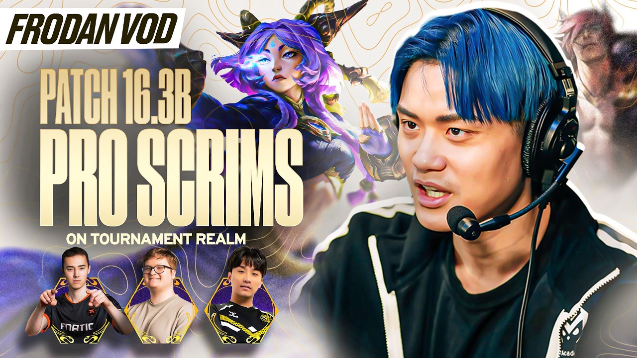 16.3B Pro Scrims on Tournament Realm Ft. Wasianiverson, Dishsoap, & Prestivent! | Frodan Set 16 VOD