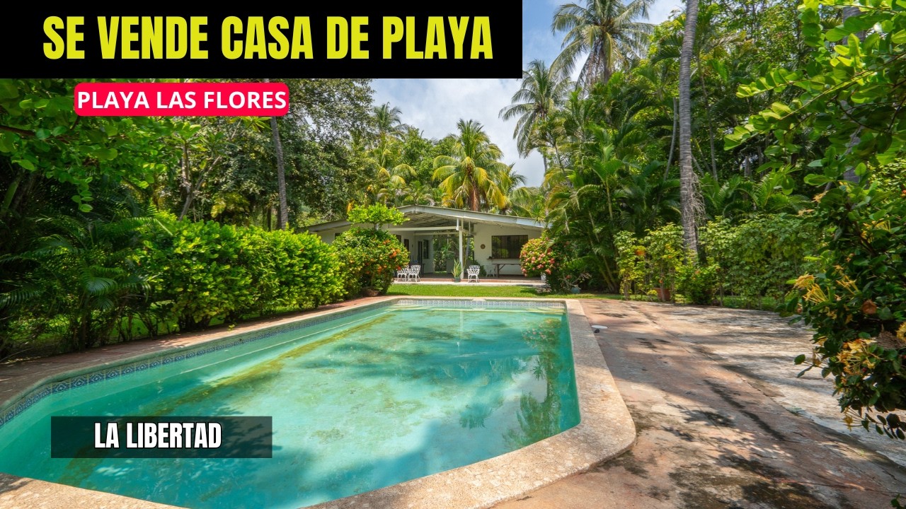 VIVE FRENTE AL MAR 🏖️ | CASA DE PLAYA EN LAS FLORES, LA LIBERTAD