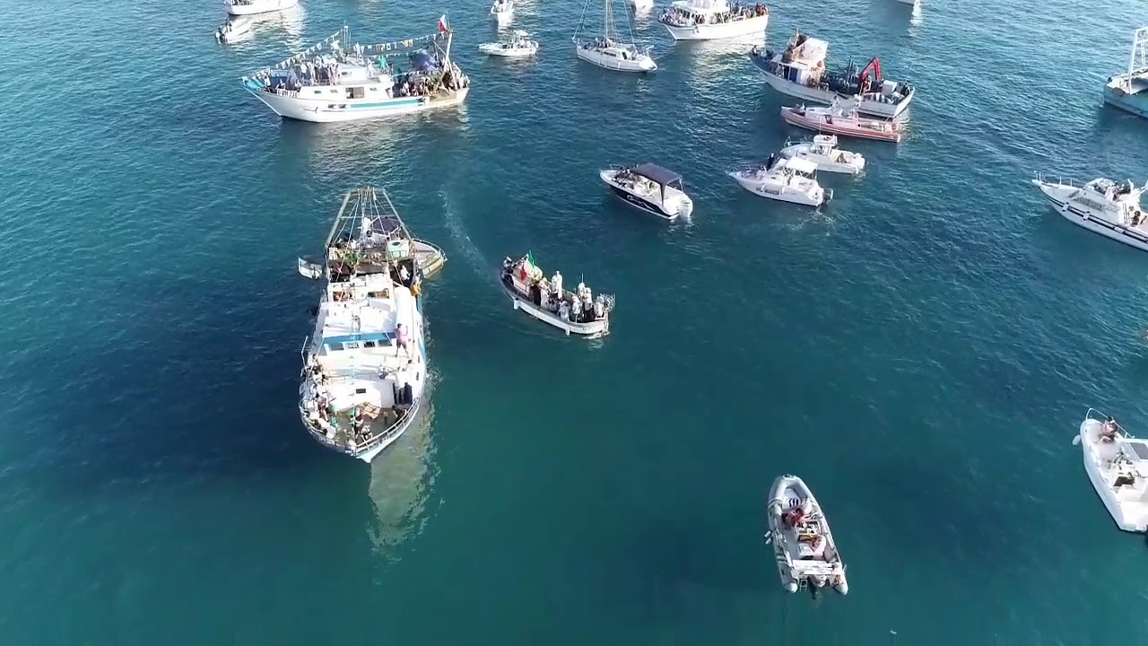 Cetraro marina processione in mare San Benedetto cetraro
