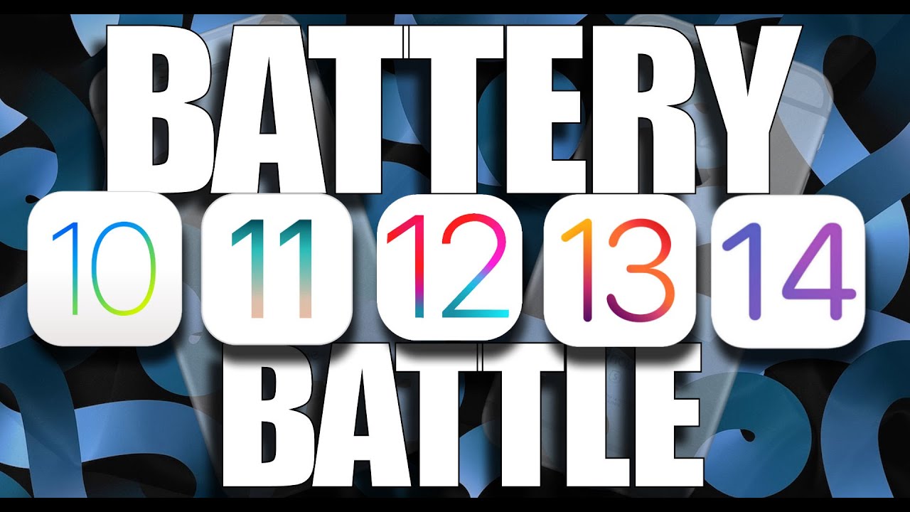 iOS 14 Battery Life compared to iOS 13, 12, 11 and iOS 10