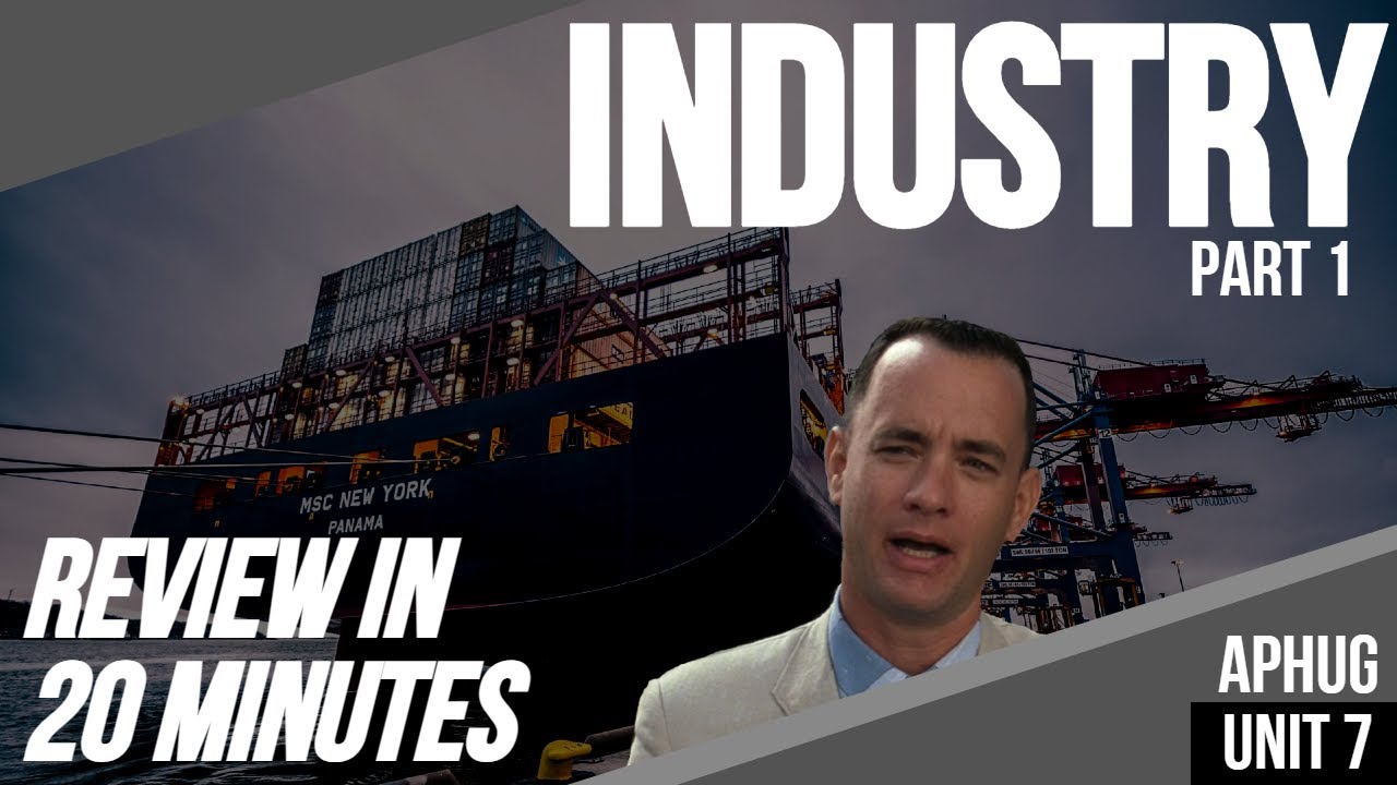 Industry with Forrest Gump (Part 1 ) | AP Human Geography Unit 7 Review in 20 minutes