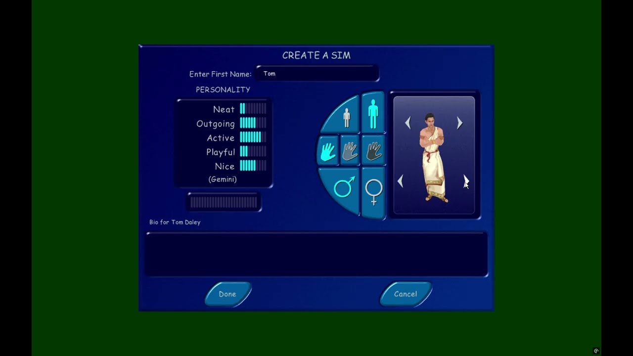 The Sims Legacy | Create A Sim | Tom Daley