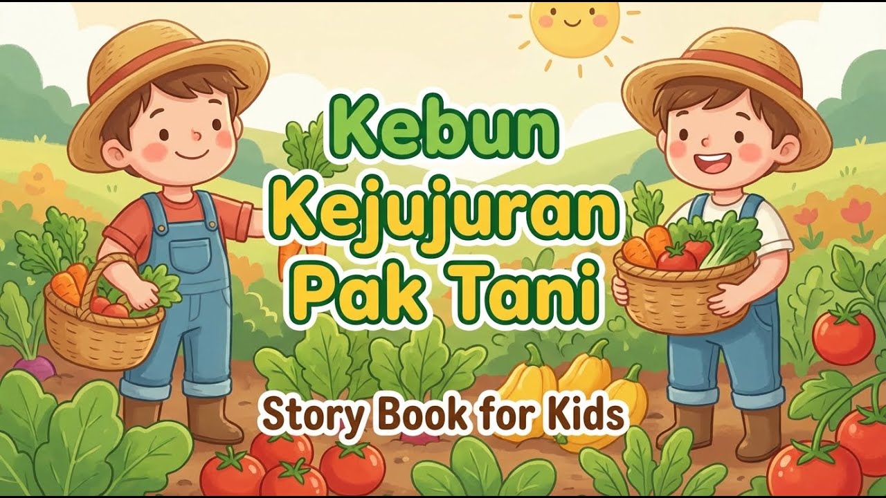 Kebun Kejujuran Pak Tani | Belajar Bekerja untuk Tuhan | Story Book for Kids