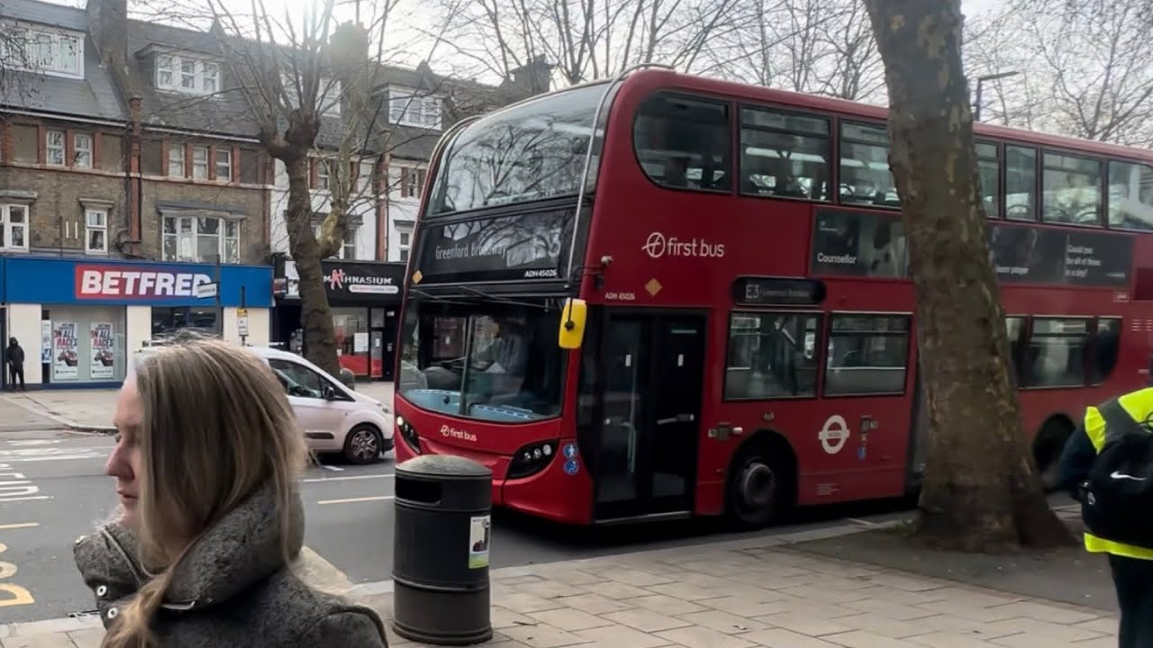 Journey On The E3 - (ADH45026 - YX62FDY) FirstBus London