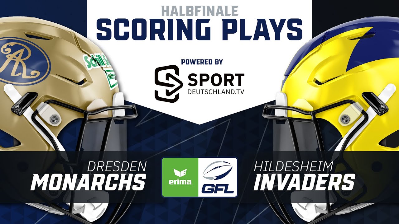 Dresden Monarchs vs. Hildesheim Invaders | Highlights - ERIMA GFL, Halbfinale | SDTV