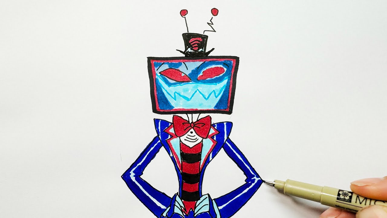 How to Draw Vox From Hazbin Hotel
