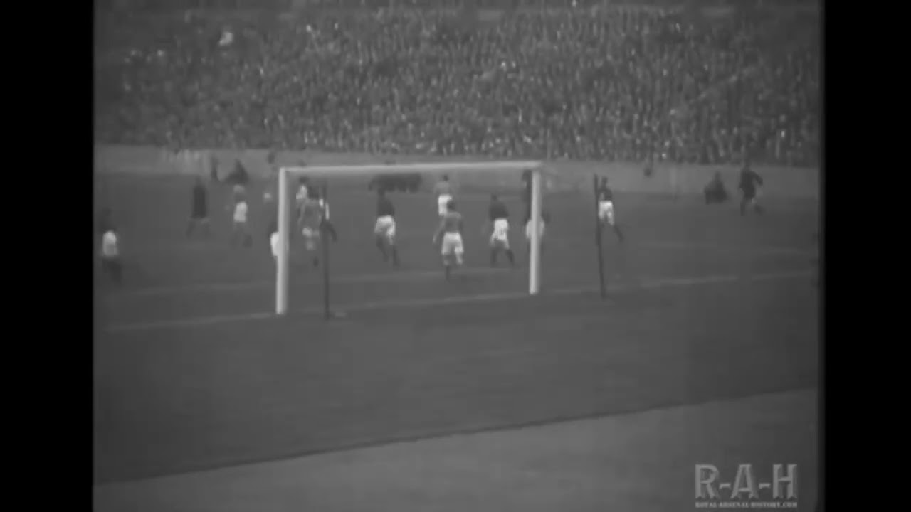 FA Cup Final 1927 - Cardiff v Arsenal- 92,000 fan's singing 