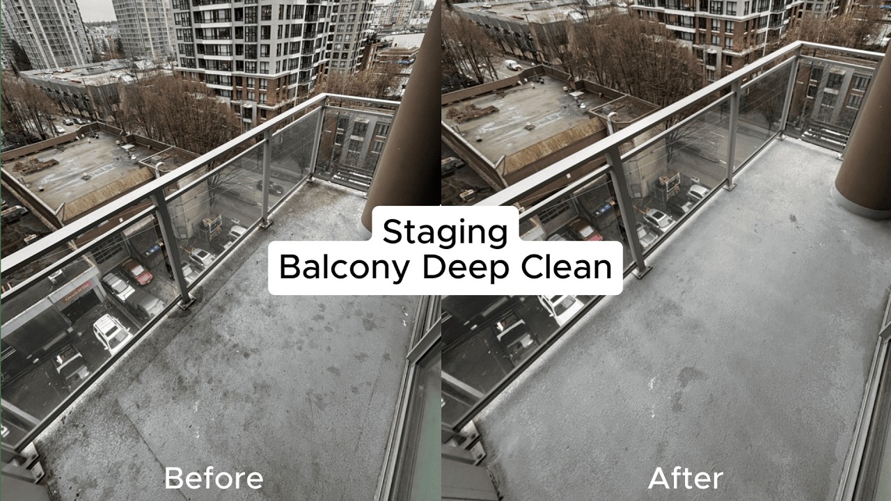 Full Staging Balcony Deep Clean
