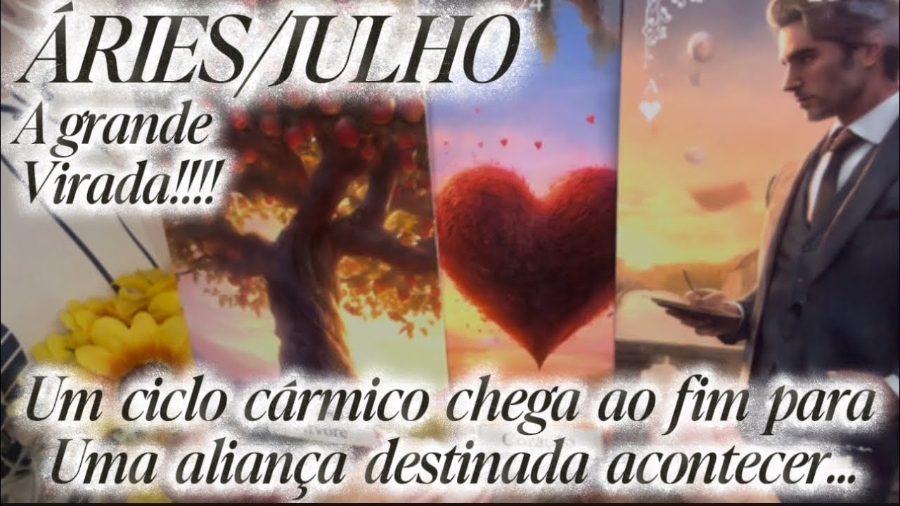♈️ÁRIES/JULHO/ 😱😍Alguém sendo ajudado fechar ciclos cármico para viver o seu propósito de vida…
