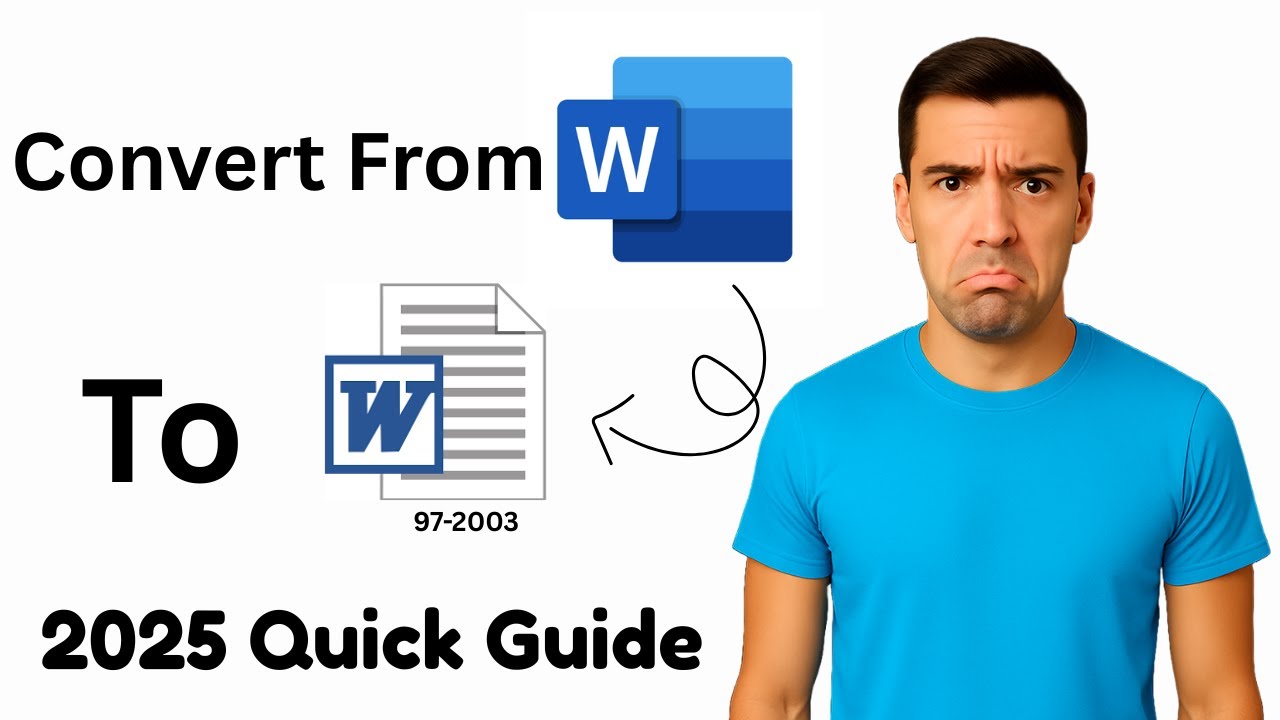 How to Convert Word (.docx) to 97&ndash;2003 Format (.doc) &ndash; Save As Old Word Version