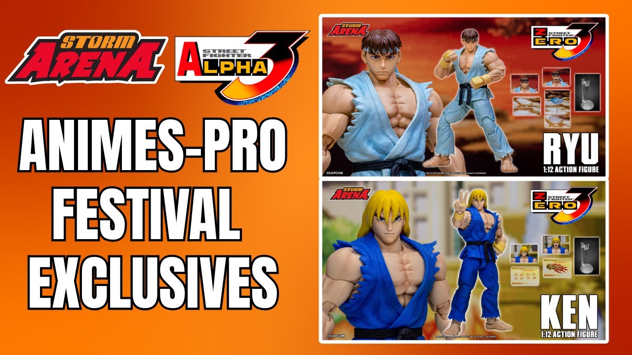 НОВЫЕ ЭКСКЛЮЗИВЫ STORM ARENA ДЛЯ STREET FIGHTER ALPHA 3 КЕН И РЮ НА APF 2025