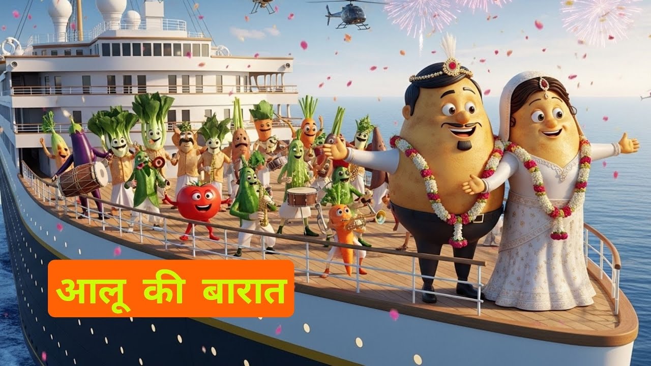 Aalu Ki Barat | Kids Hindi | Hindi Cartoon Video | आलू की बारात